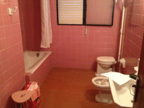 Estado inicial del baño.